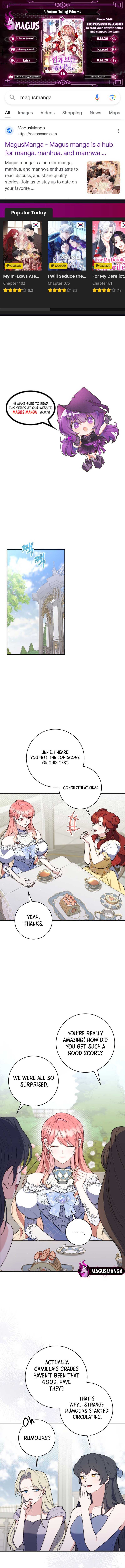 A Fortune-Telling Princess Chapter 46 — page 1