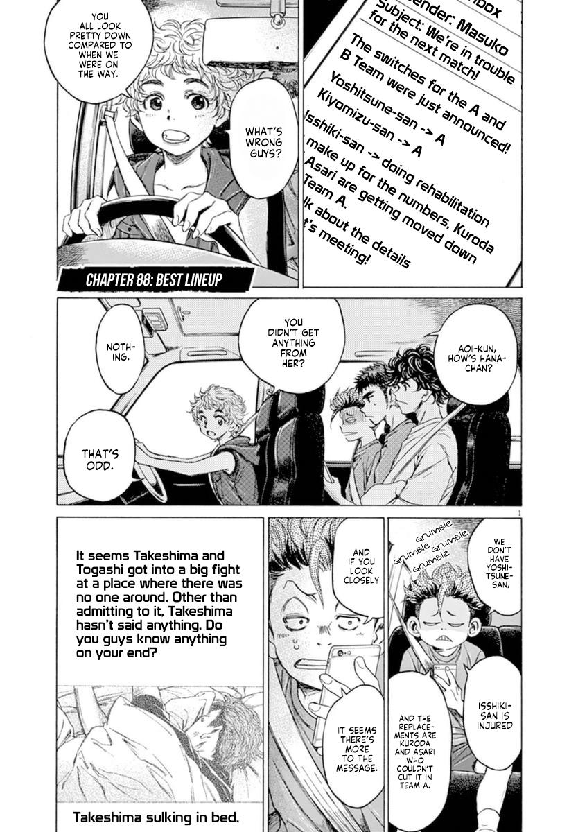 Ao Ashi Chapter 88 — page 1