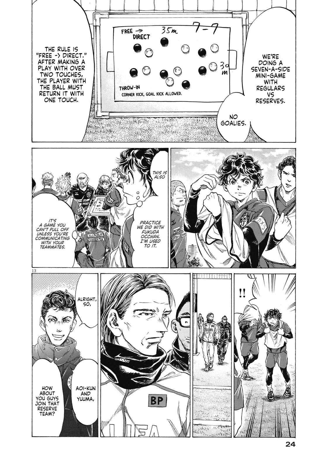 Ao Ashi Chapter 285 — page 14