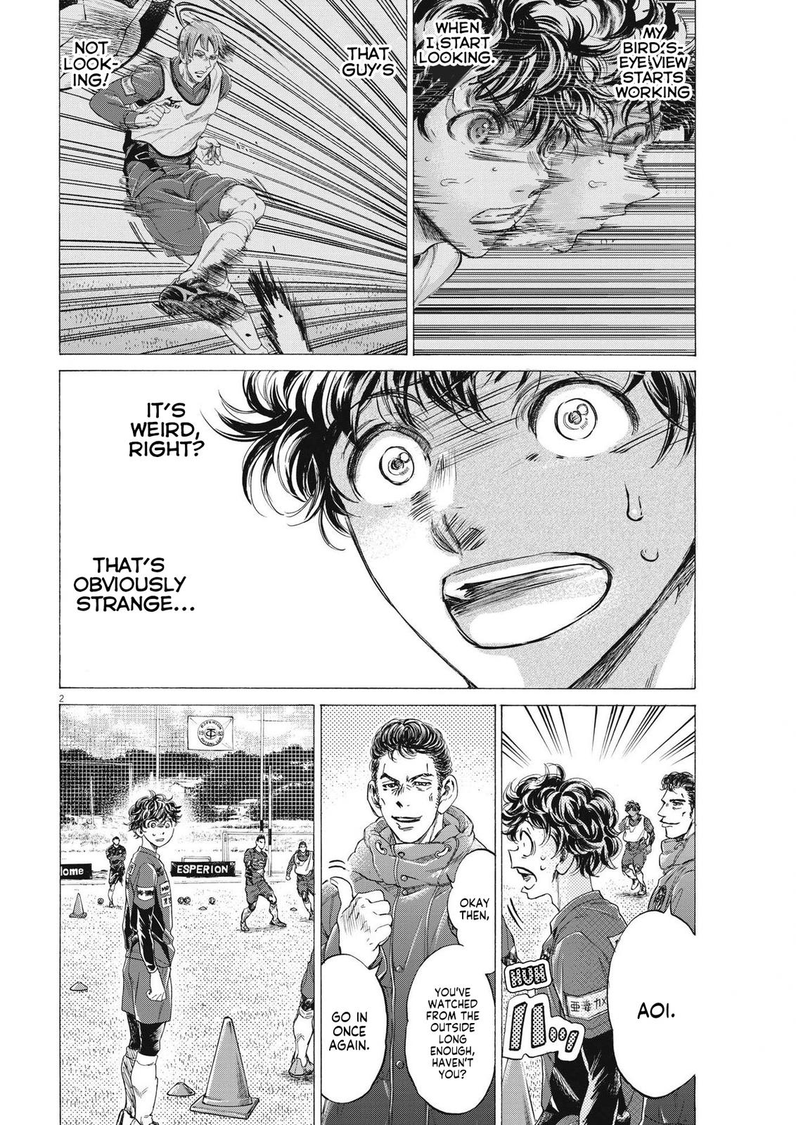 Ao Ashi Chapter 288 — page 2