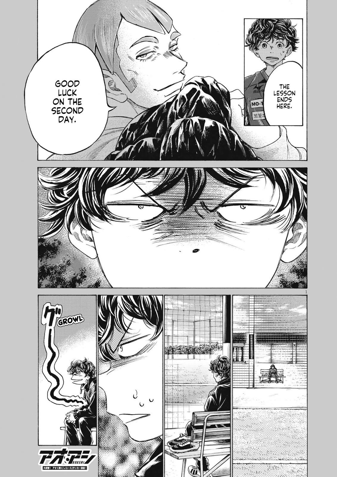 Ao Ashi Chapter 291 — page 2