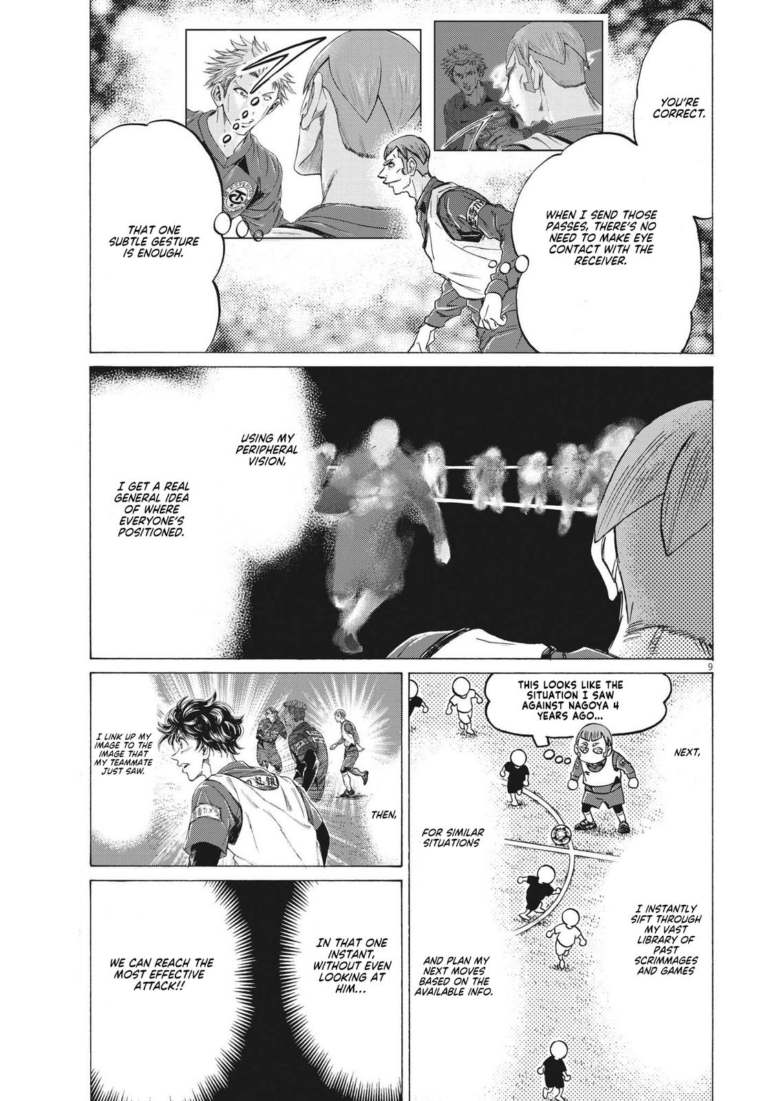 Ao Ashi Chapter 302 — page 10