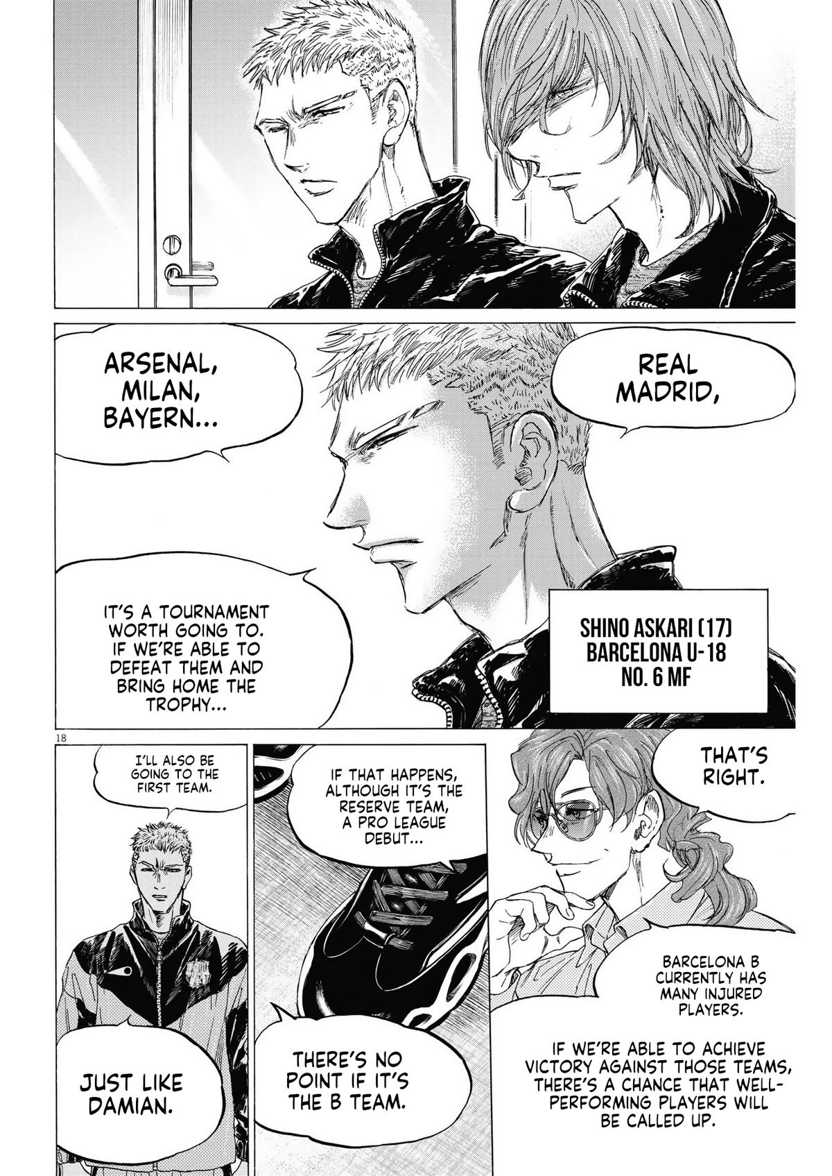 Ao Ashi Chapter 337 — page 18