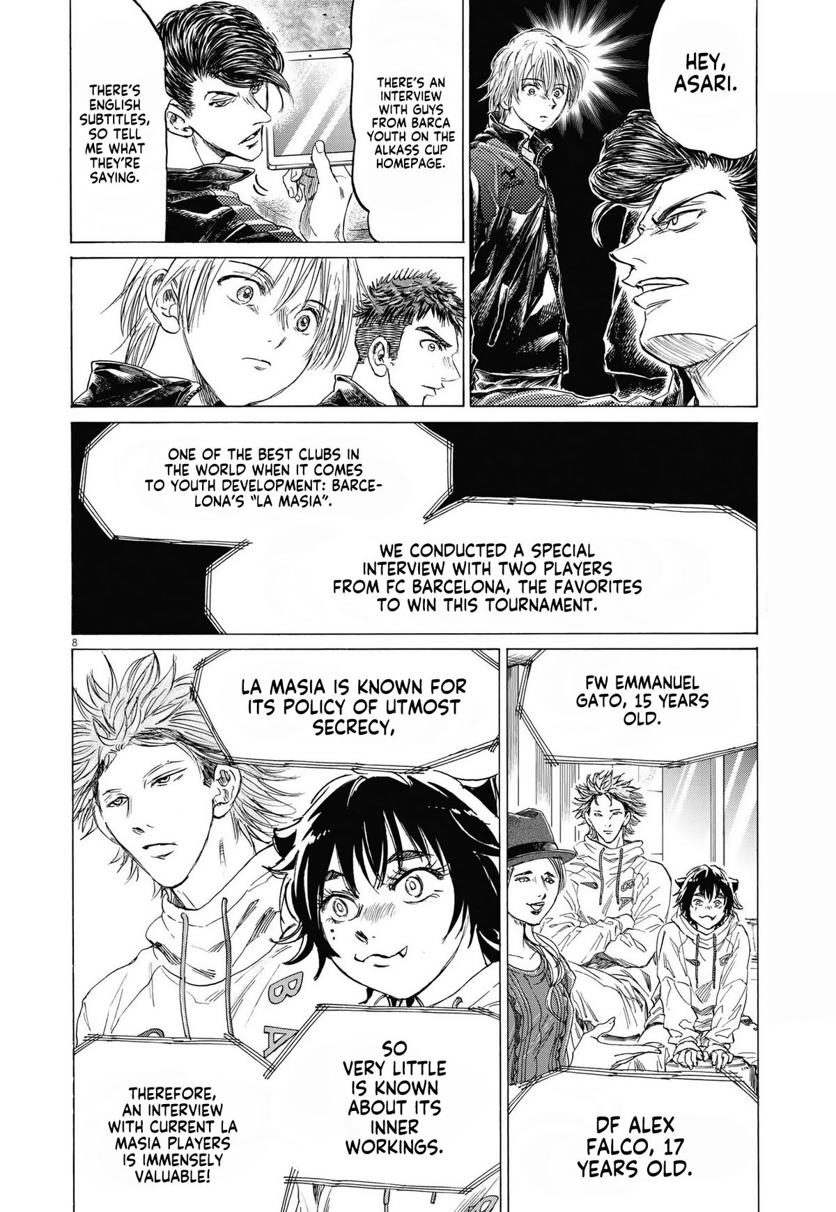 Ao Ashi Chapter 340 — page 9