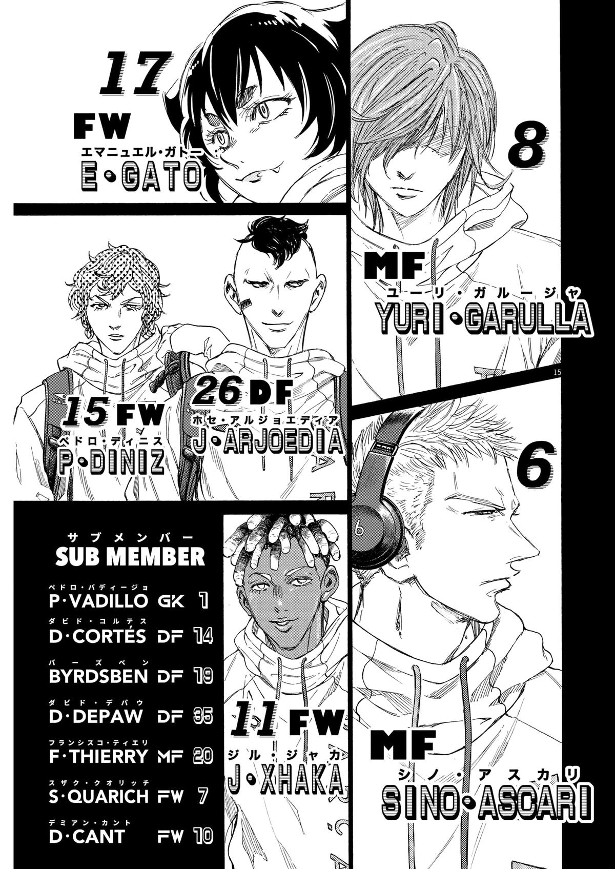 Ao Ashi Chapter 346 — page 15