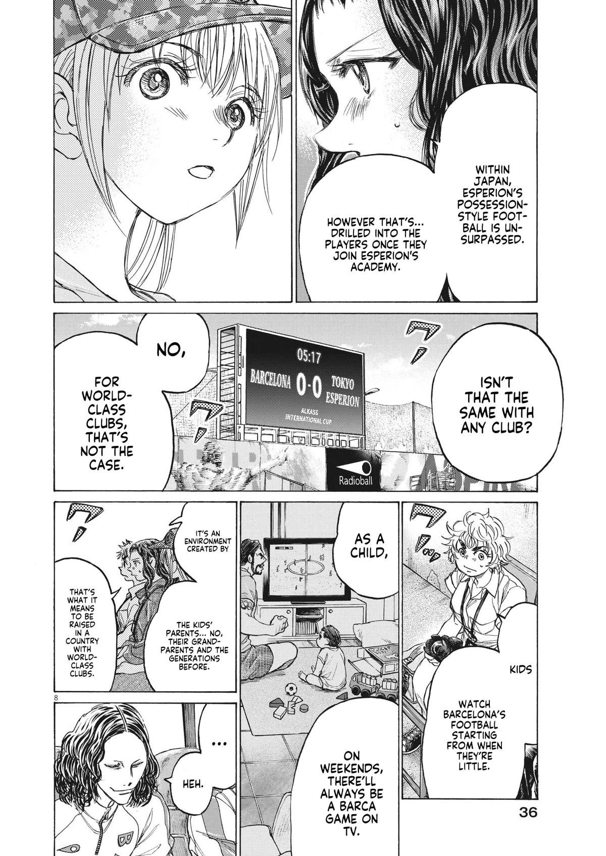 Ao Ashi Chapter 349 — page 9