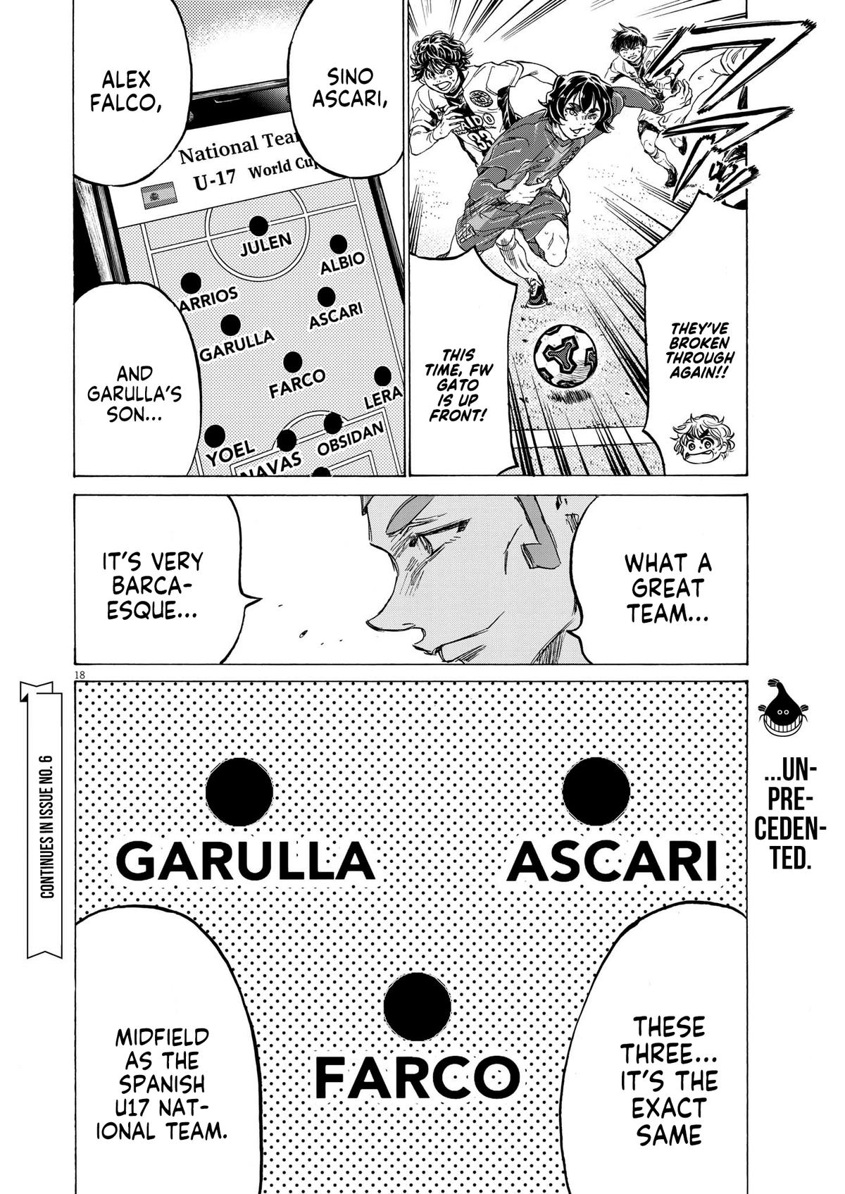 Ao Ashi Chapter 354 — page 18