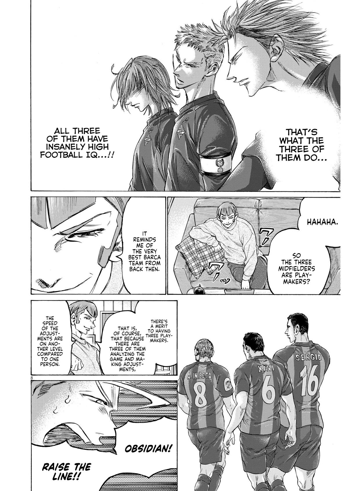 Ao Ashi Chapter 355 — page 8