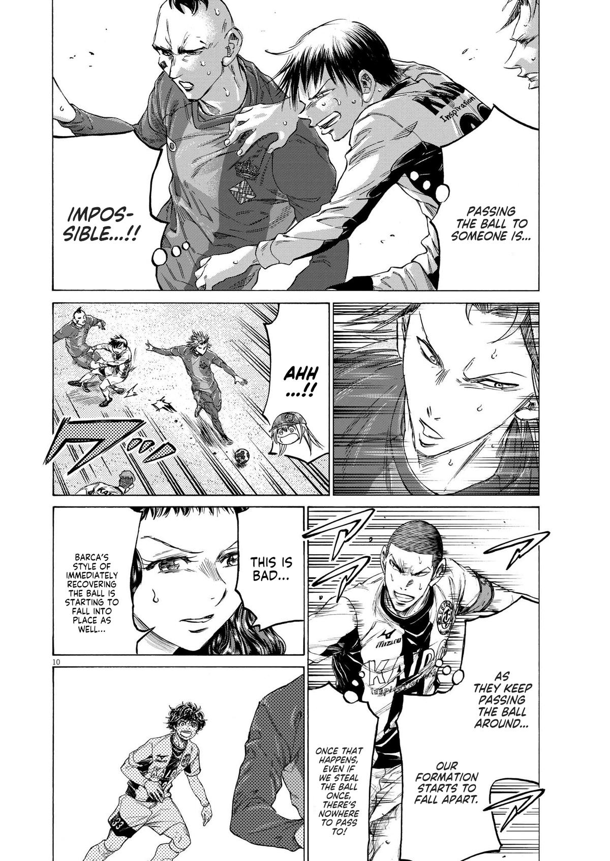 Ao Ashi Chapter 355 — page 10