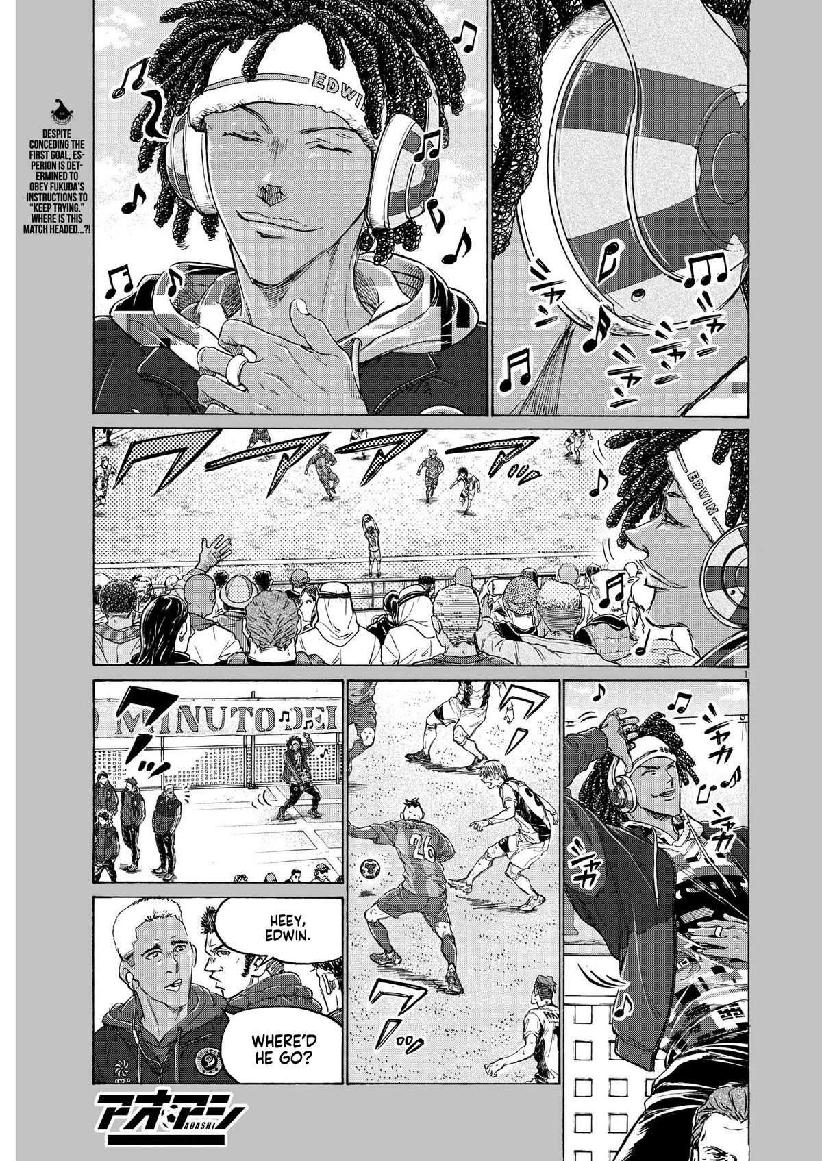 Ao Ashi Chapter 363 — page 1