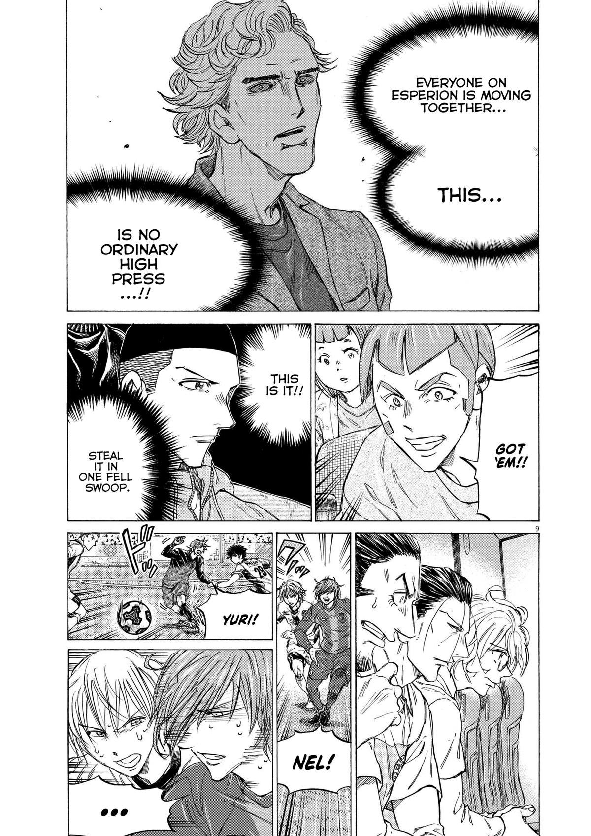 Ao Ashi Chapter 365 — page 9