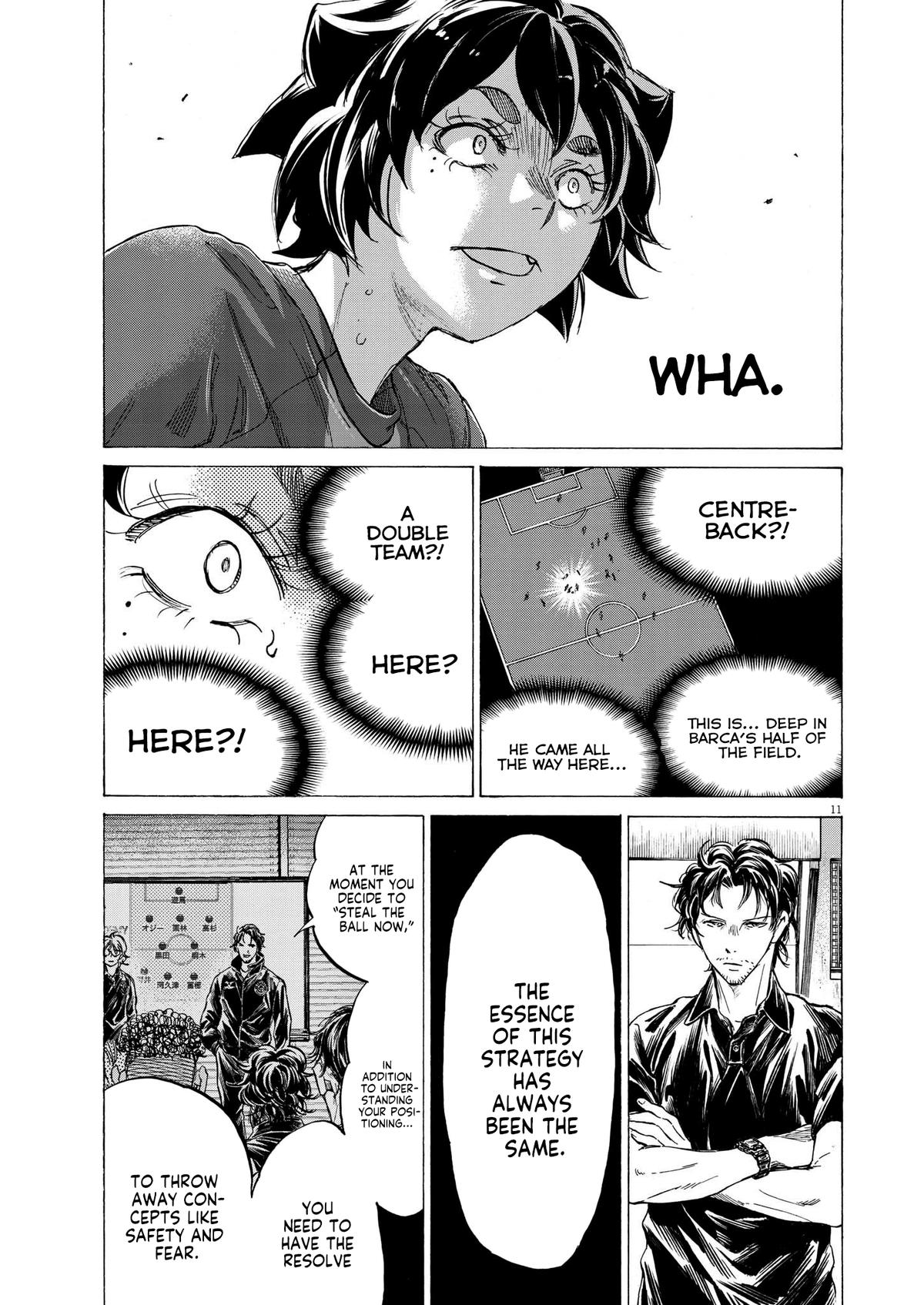 Ao Ashi Chapter 365 — page 11