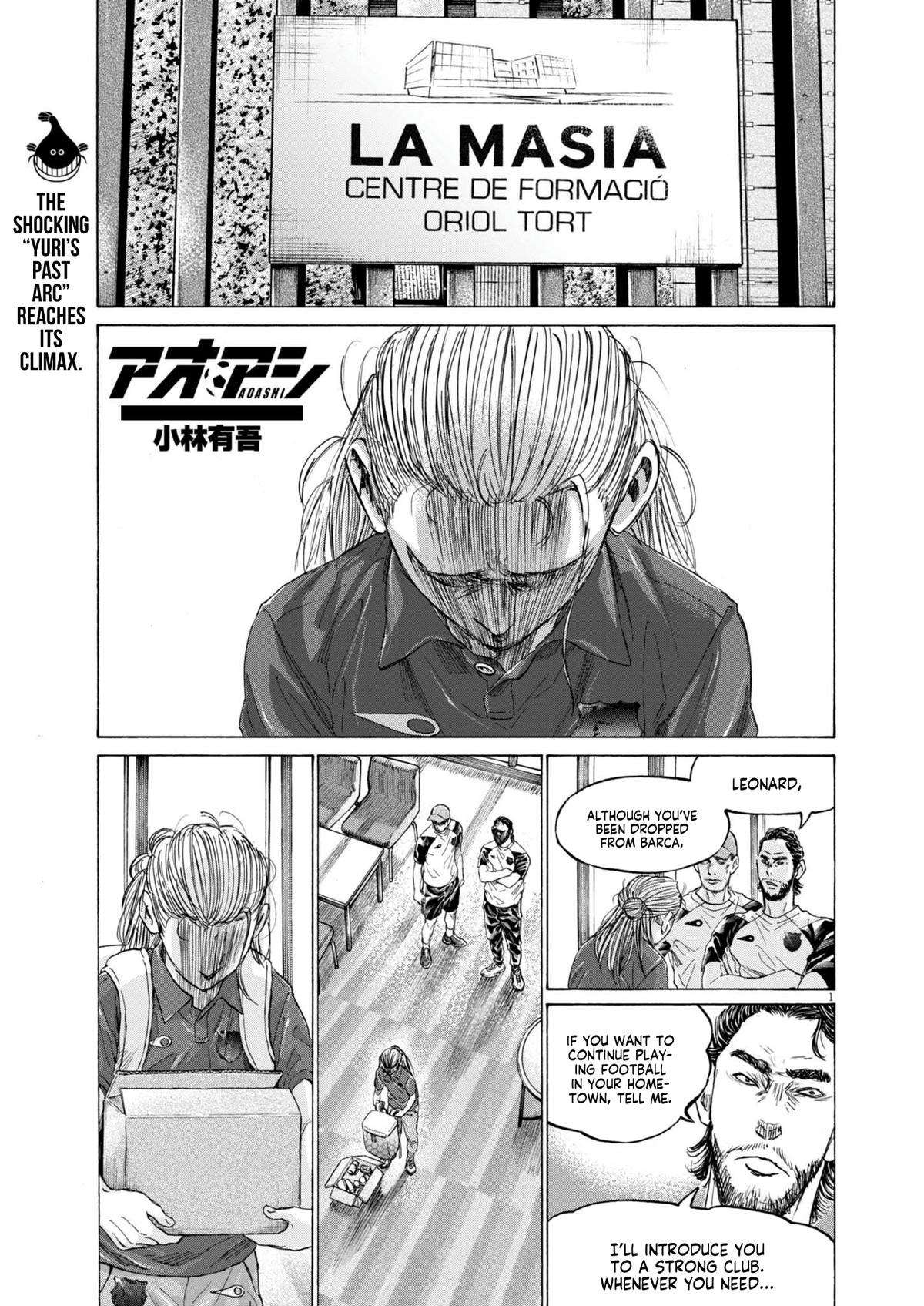 Ao Ashi Chapter 372 — page 1