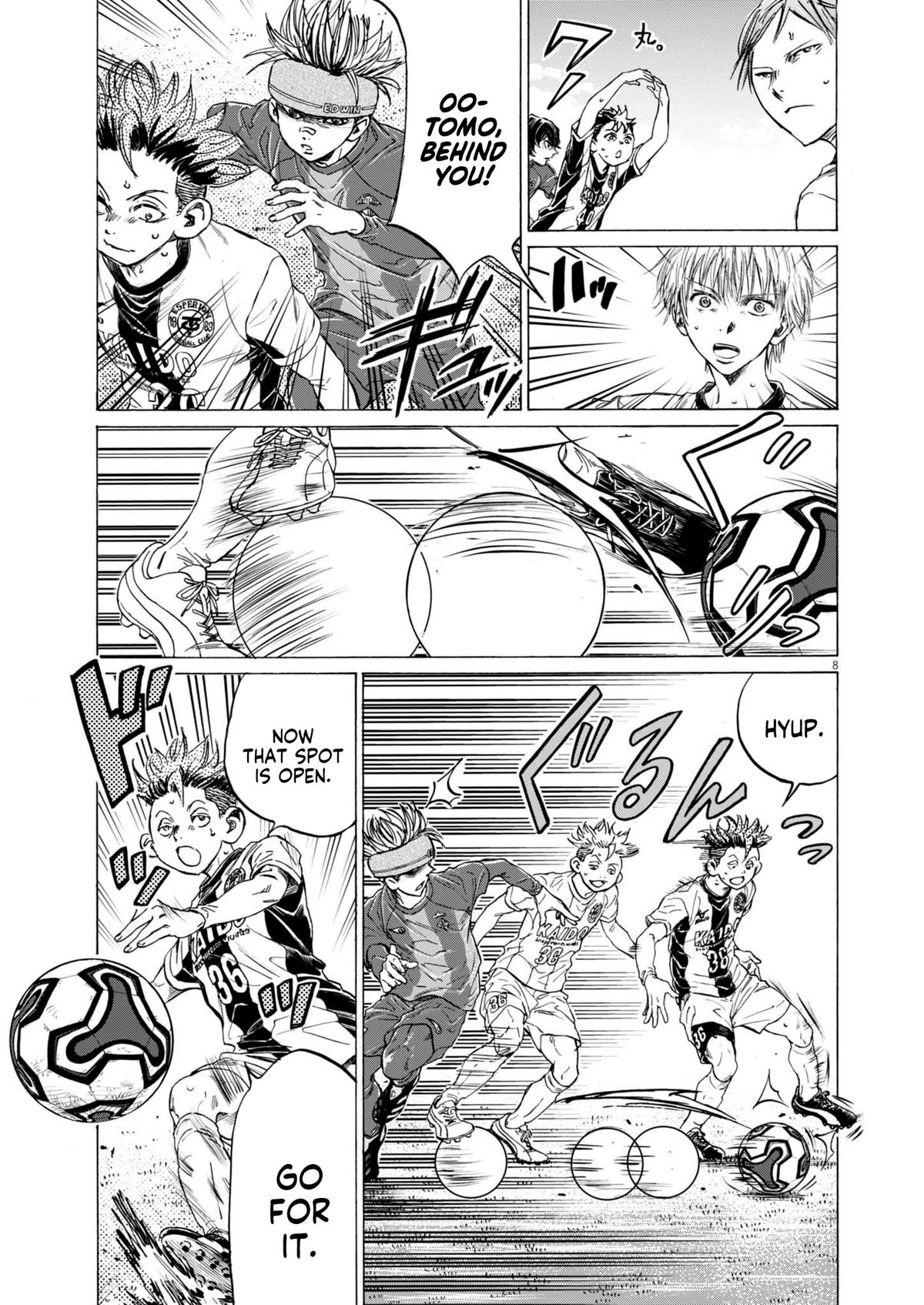 Ao Ashi Chapter 374 — page 9
