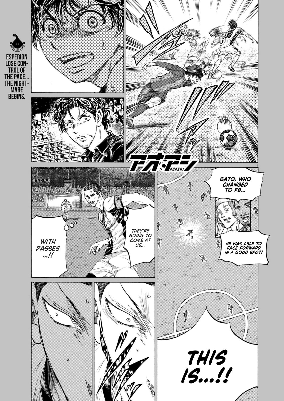 Ao Ashi Chapter 375 — page 1