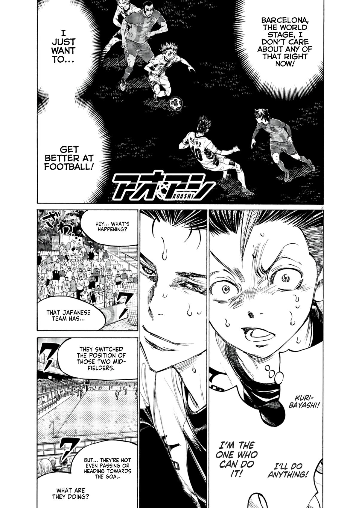 Ao Ashi Chapter 382 — page 1