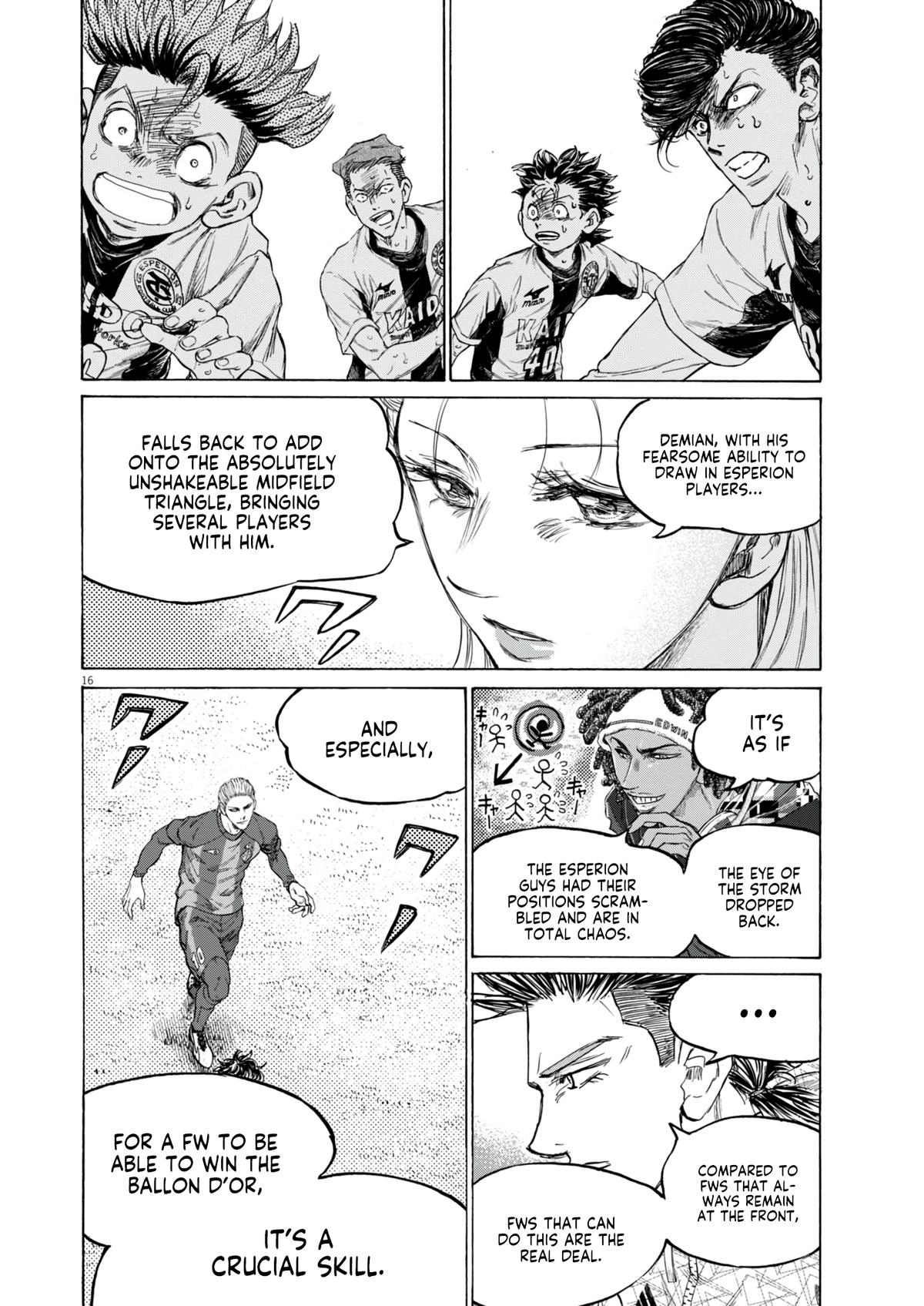 Ao Ashi Chapter 384 — page 16