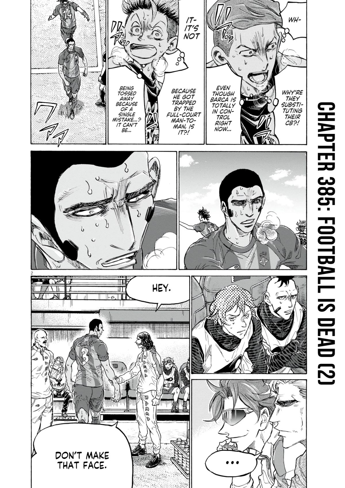 Ao Ashi Chapter 385 — page 2