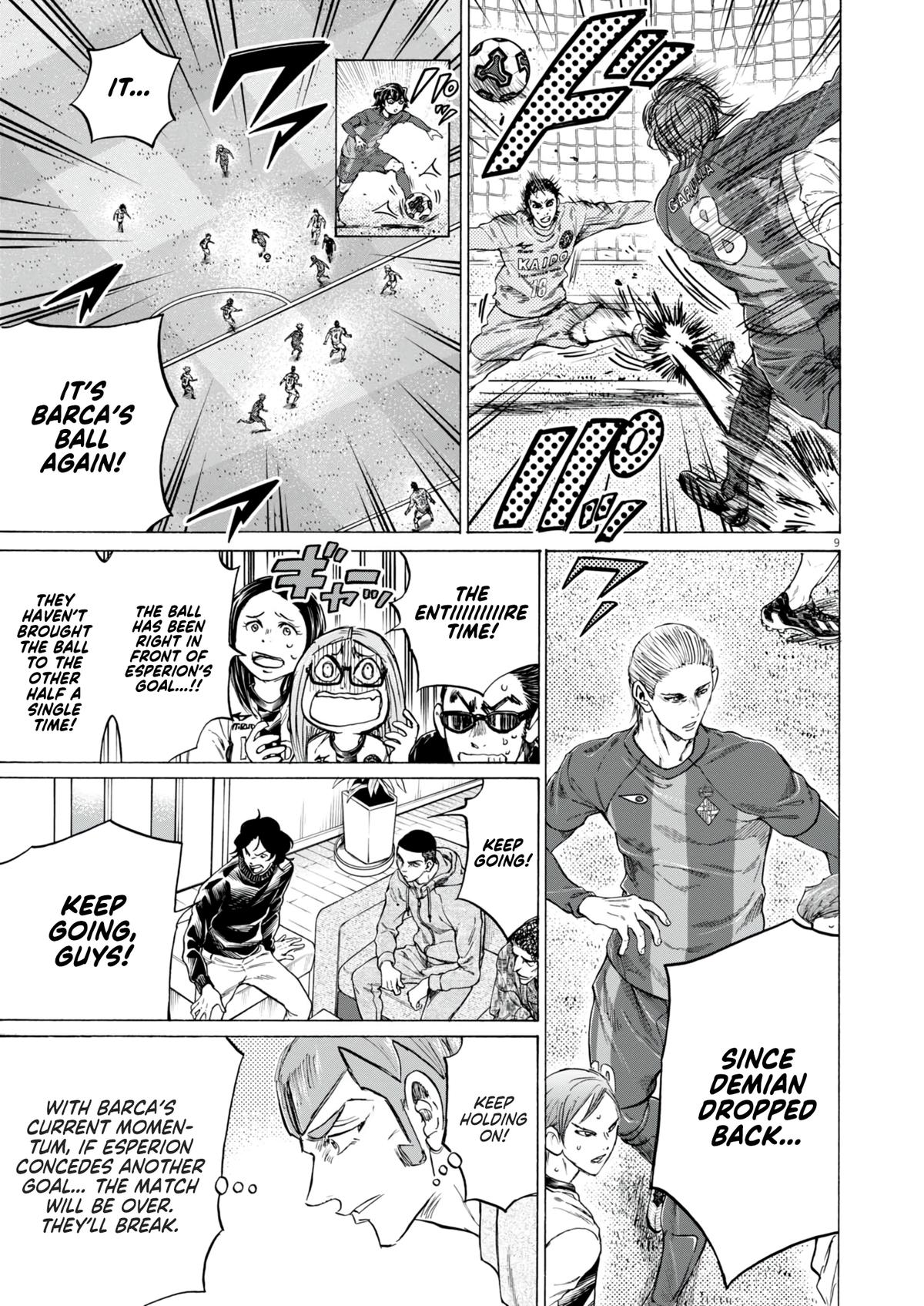 Ao Ashi Chapter 385 — page 9