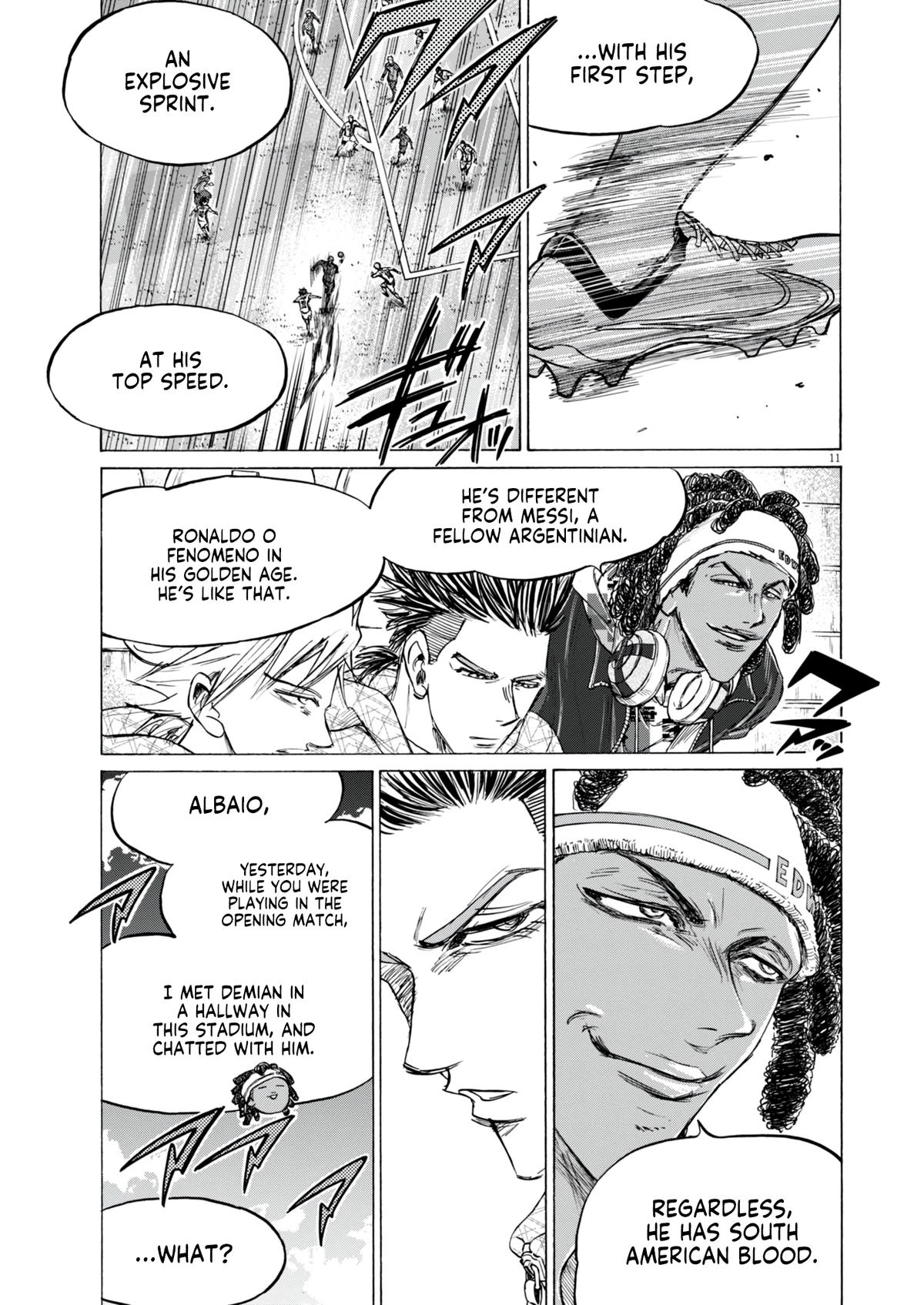 Ao Ashi Chapter 385 — page 11