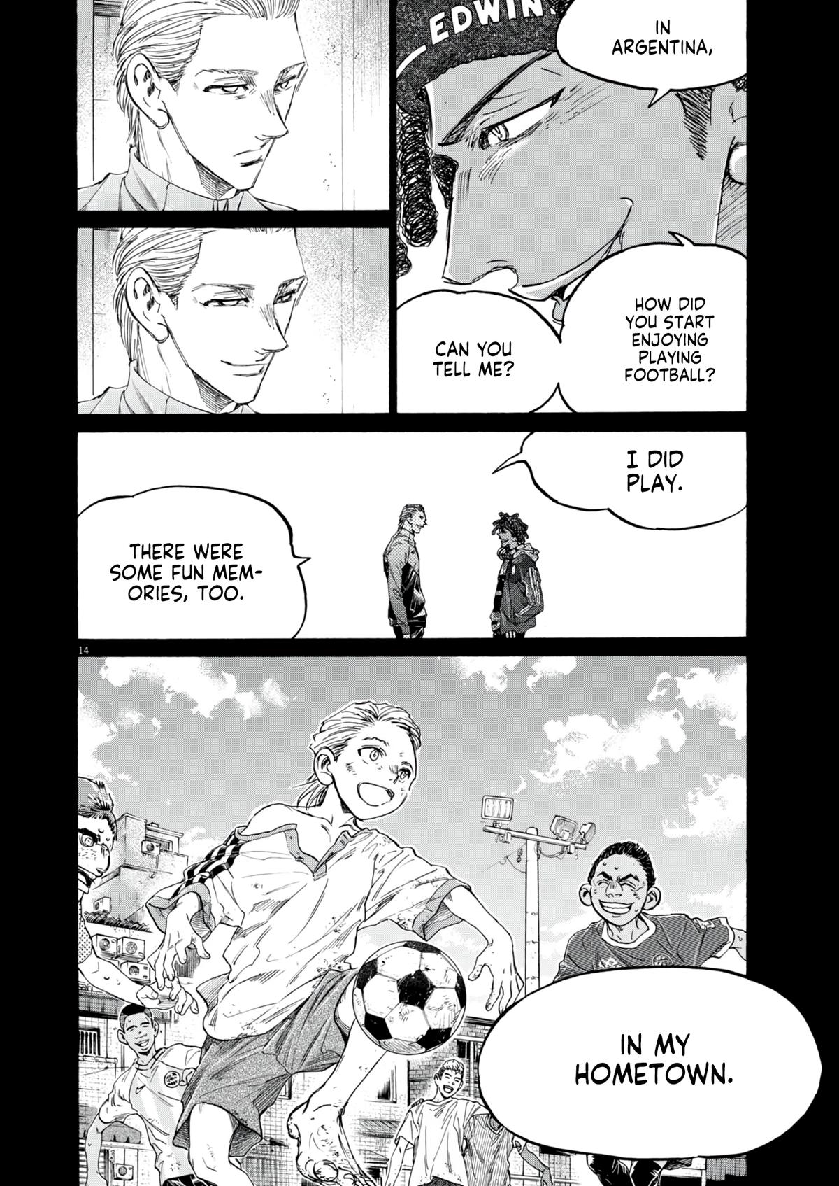 Ao Ashi Chapter 385 — page 14