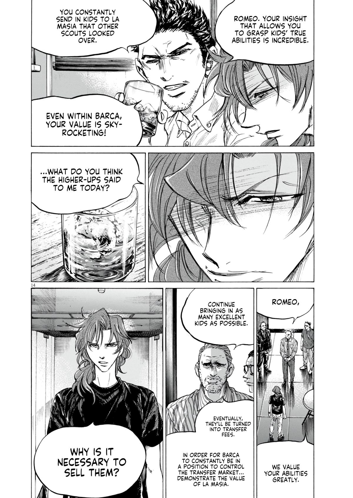 Ao Ashi Chapter 387 — page 14