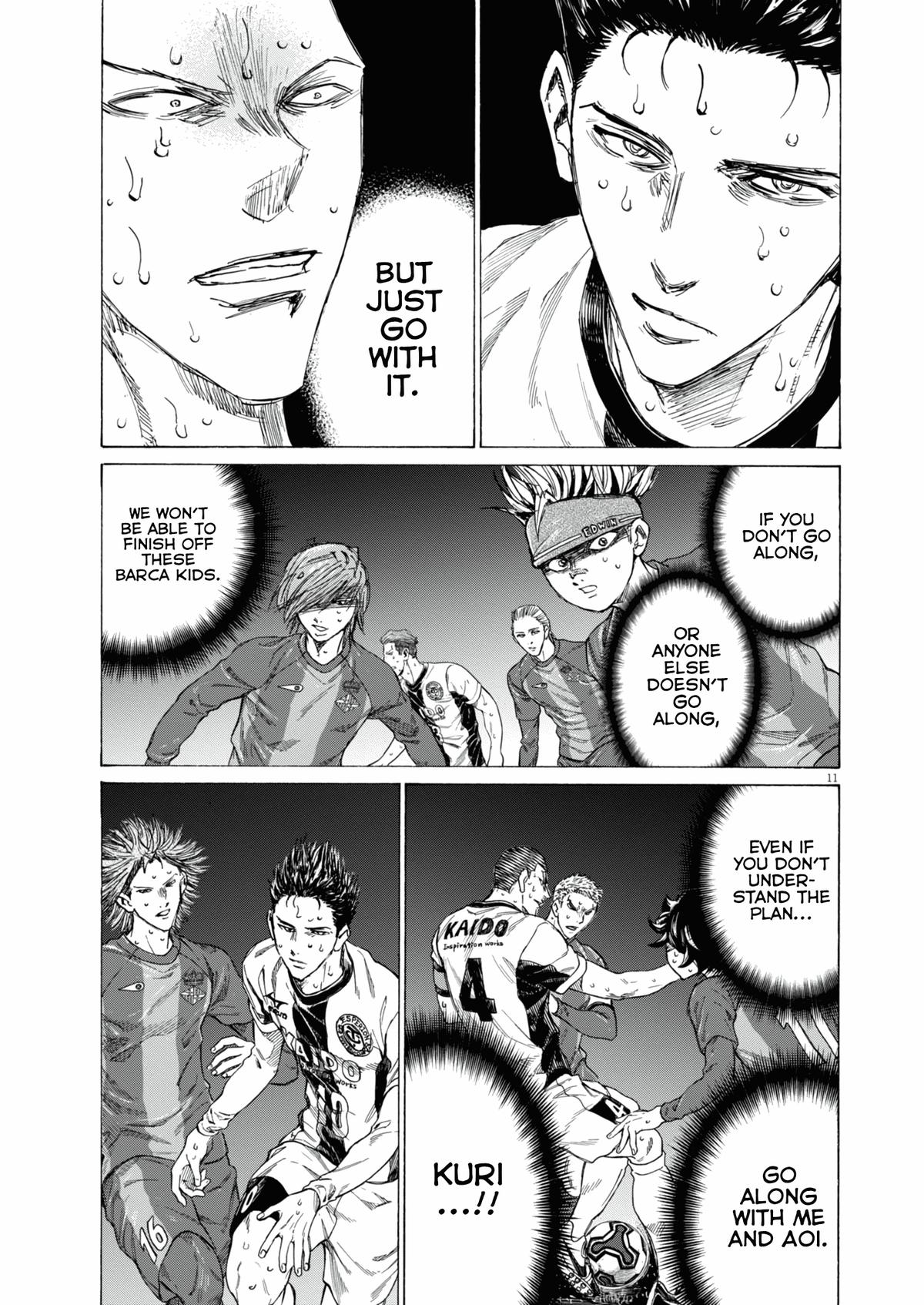 Ao Ashi Chapter 395 — page 11