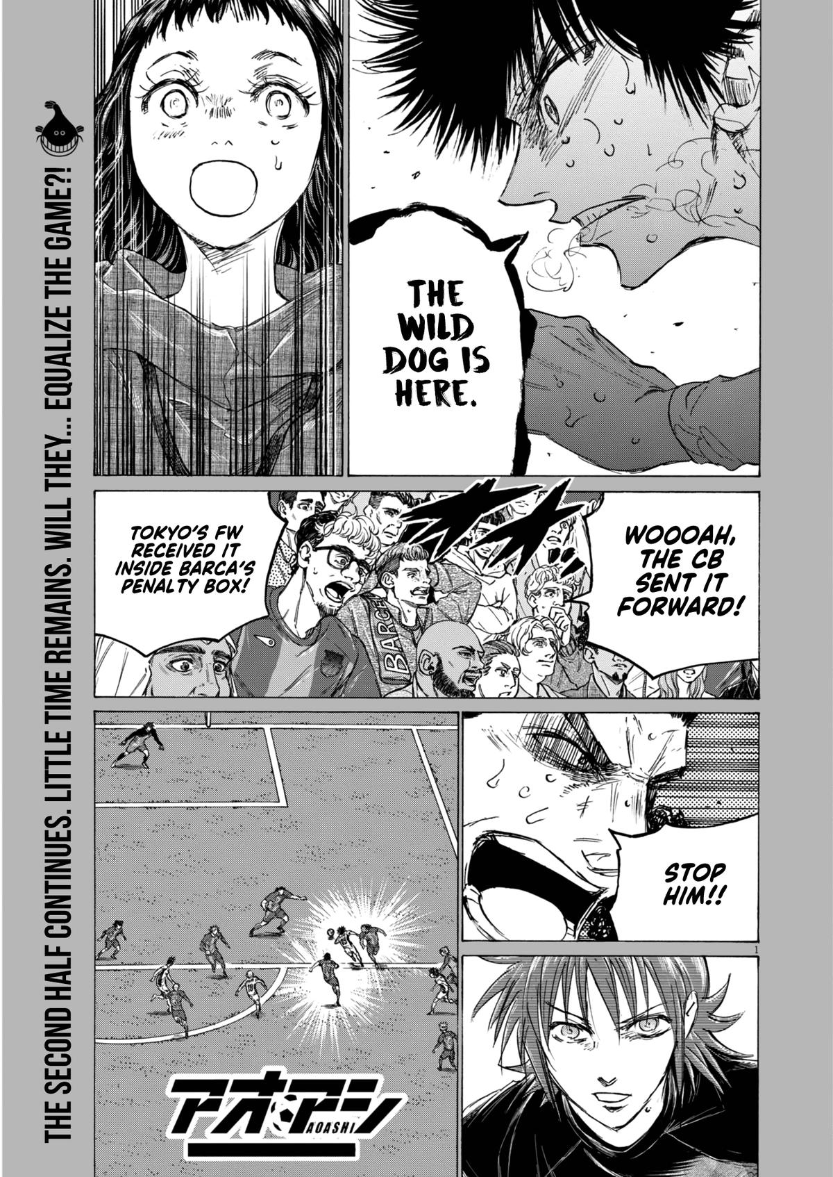 Ao Ashi Chapter 397 — page 1