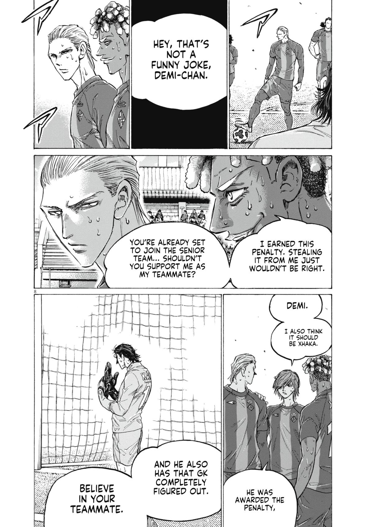 Ao Ashi Chapter 401 — page 8