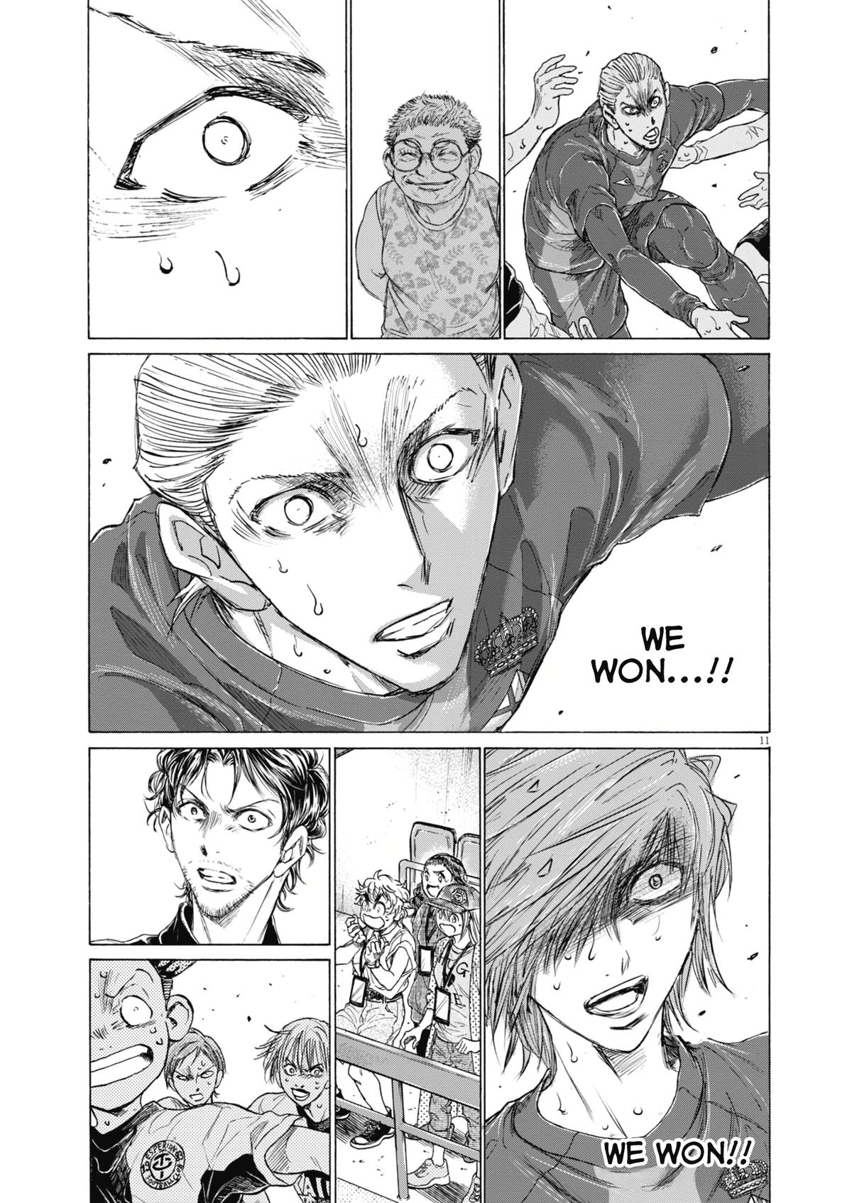 Ao Ashi Chapter 405 — page 12