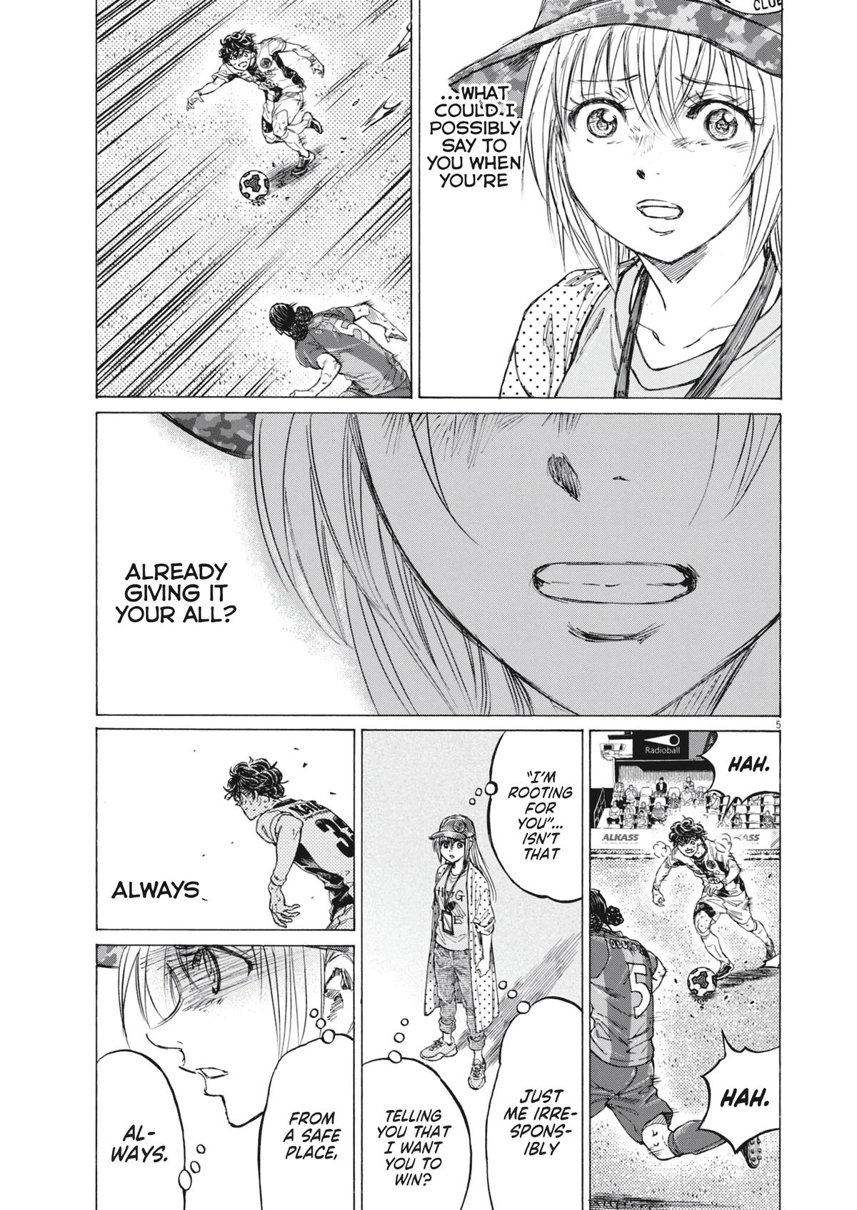 Ao Ashi Chapter 406 — page 5