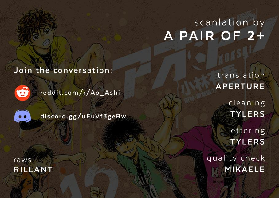 Ao Ashi Chapter 408 — page 1