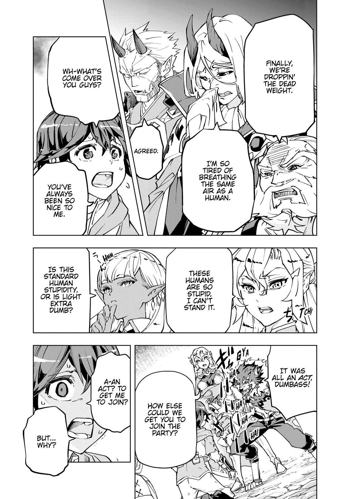 Backstabbed in a Backwater Dungeon – My Party Tried to Kill Me, But Thanks to an Infinite Gacha I Got LVL 9999 Friends and Am Out For Revenge Chapter 1 — page 14