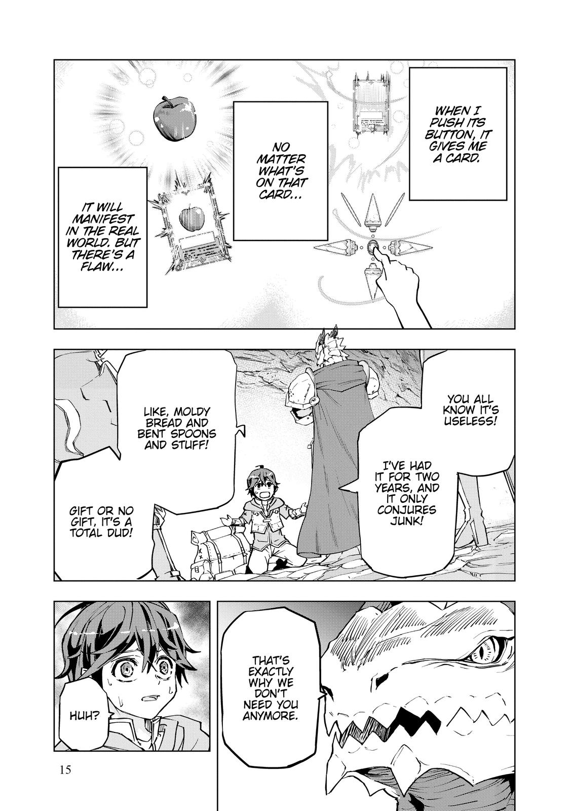 Backstabbed in a Backwater Dungeon – My Party Tried to Kill Me, But Thanks to an Infinite Gacha I Got LVL 9999 Friends and Am Out For Revenge Chapter 1 — page 16