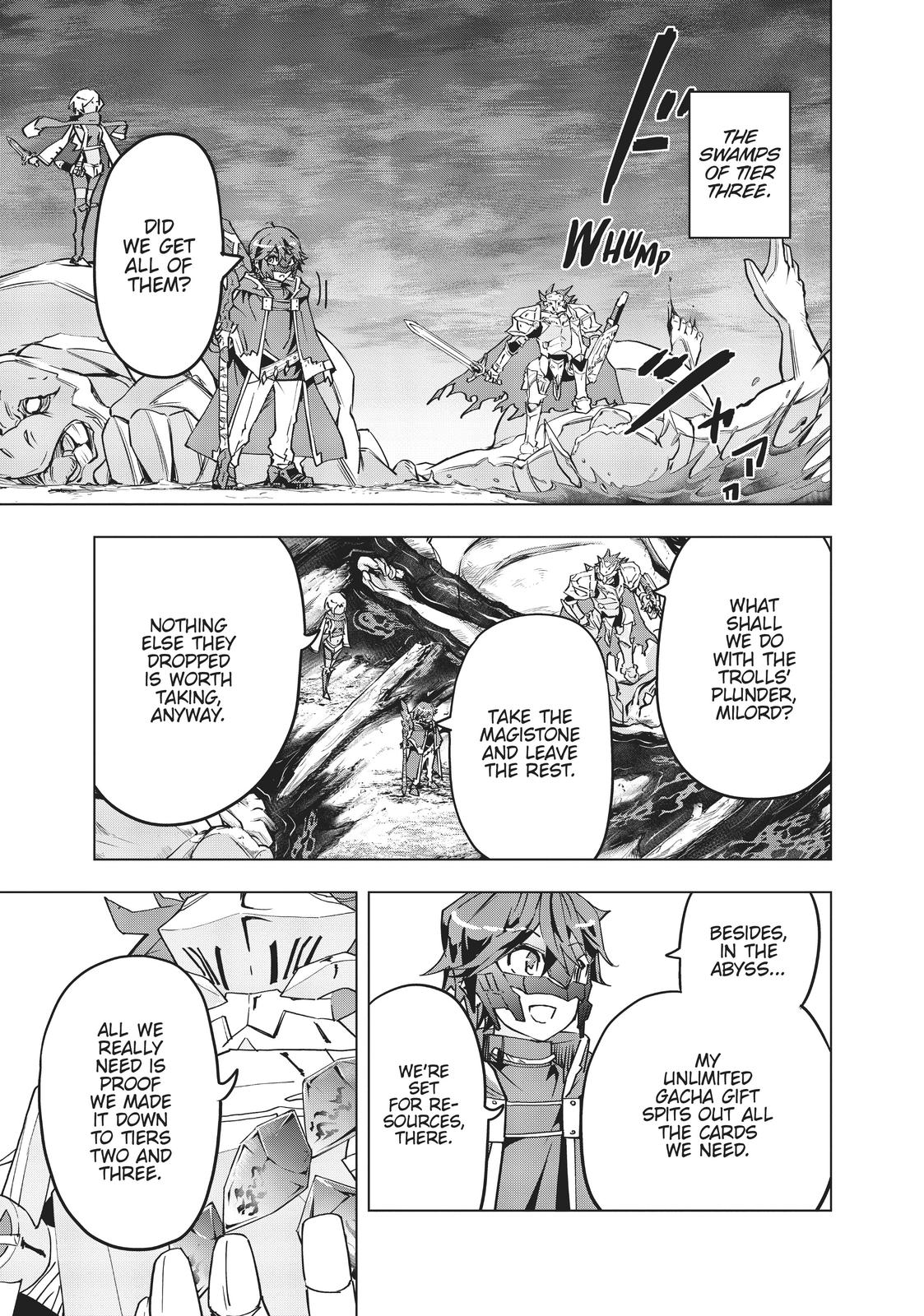 Backstabbed in a Backwater Dungeon – My Party Tried to Kill Me, But Thanks to an Infinite Gacha I Got LVL 9999 Friends and Am Out For Revenge Chapter 9 — page 9