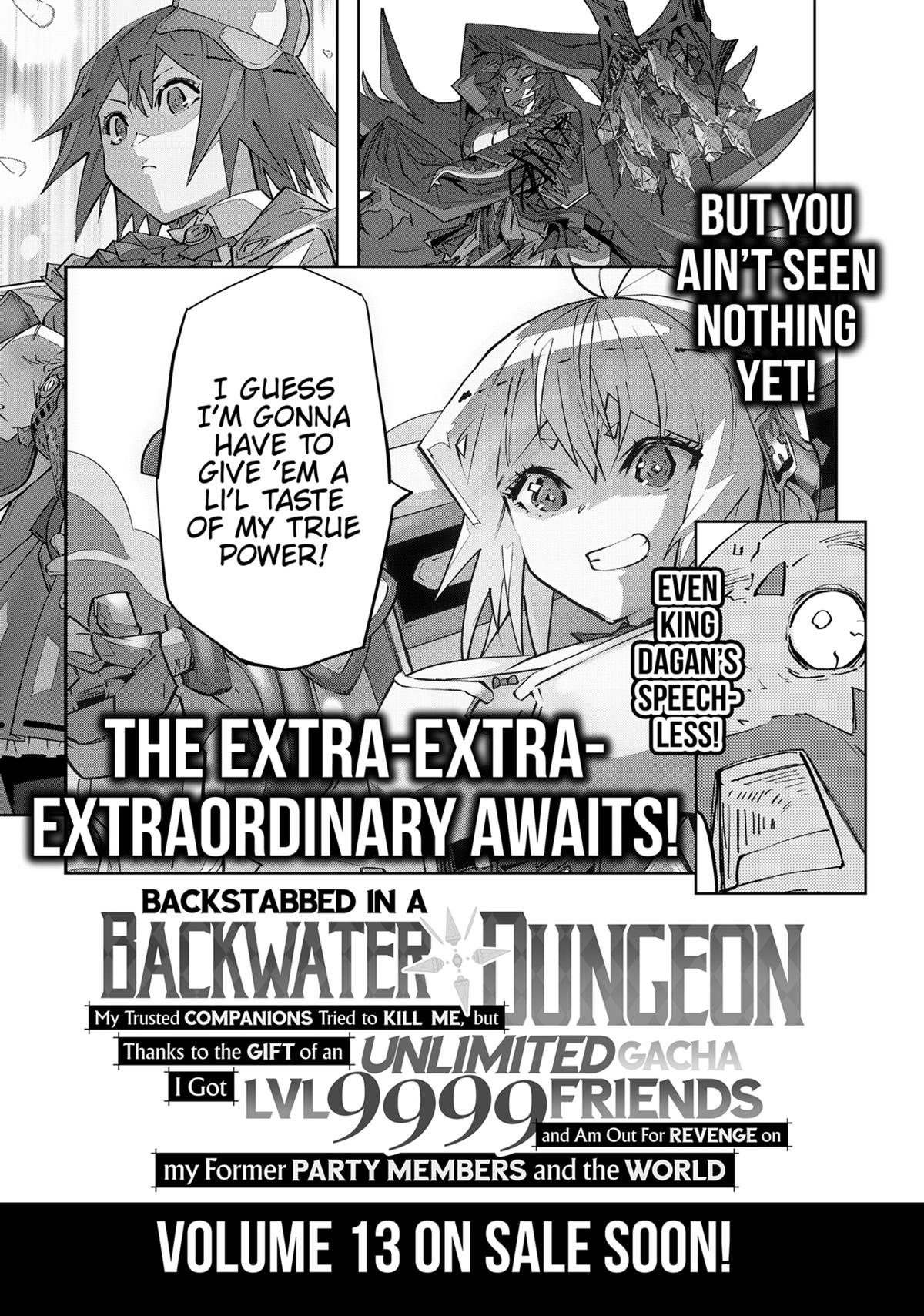 Backstabbed in a Backwater Dungeon – My Party Tried to Kill Me, But Thanks to an Infinite Gacha I Got LVL 9999 Friends and Am Out For Revenge Chapter 92.5 — page 29