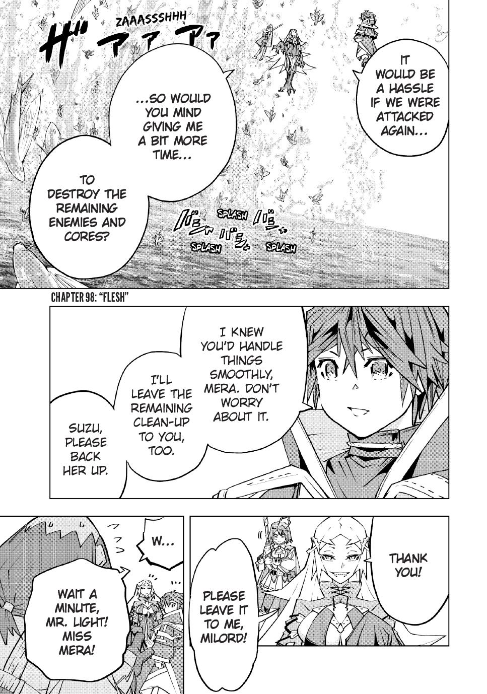 Backstabbed in a Backwater Dungeon – My Party Tried to Kill Me, But Thanks to an Infinite Gacha I Got LVL 9999 Friends and Am Out For Revenge Chapter 98 — page 1