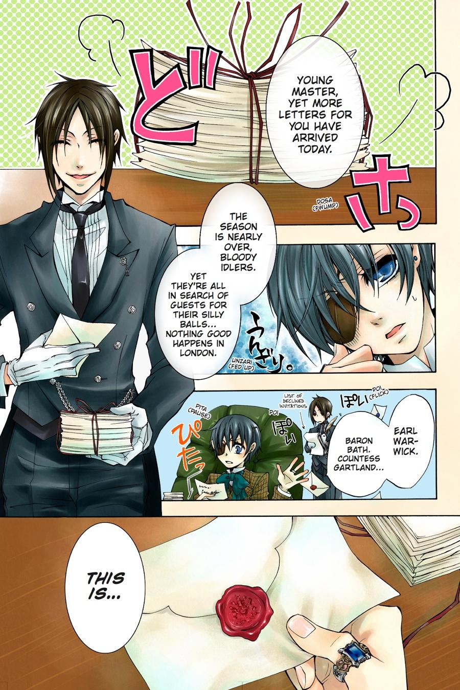 Black Butler Chapter 6 — page 1