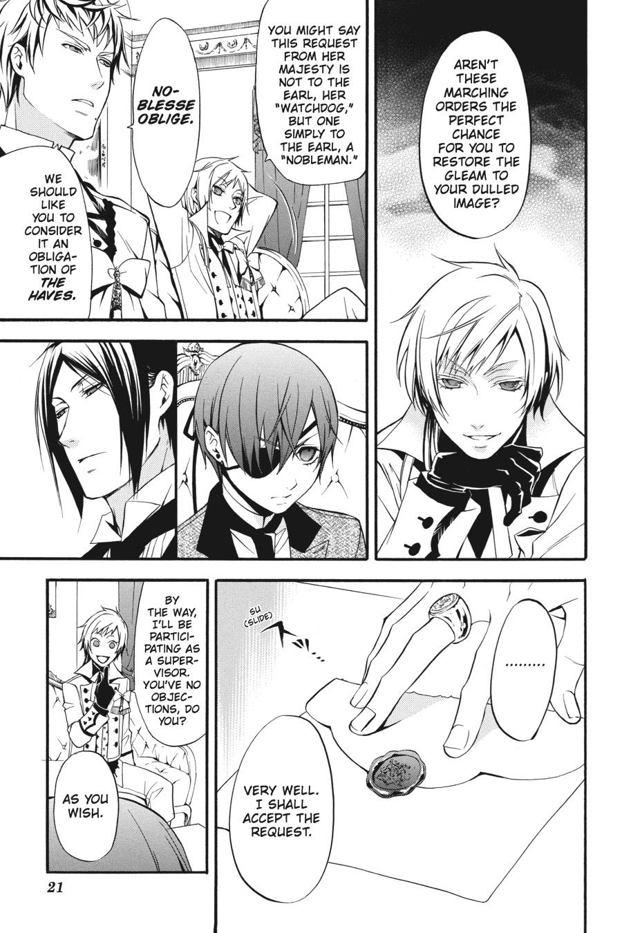 Black Butler Chapter 38 — page 21