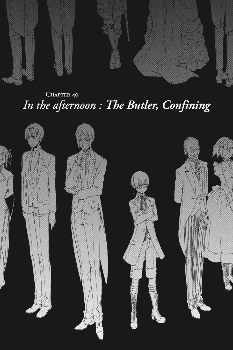 Black Butler Chapter 40 — page 1