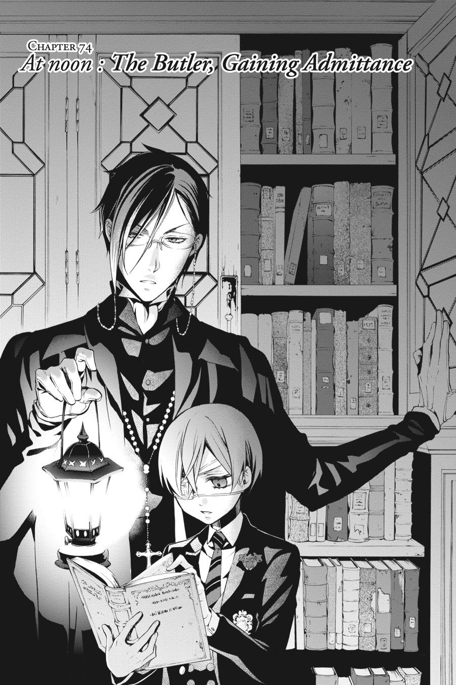 Black Butler Chapter 74 — page 1