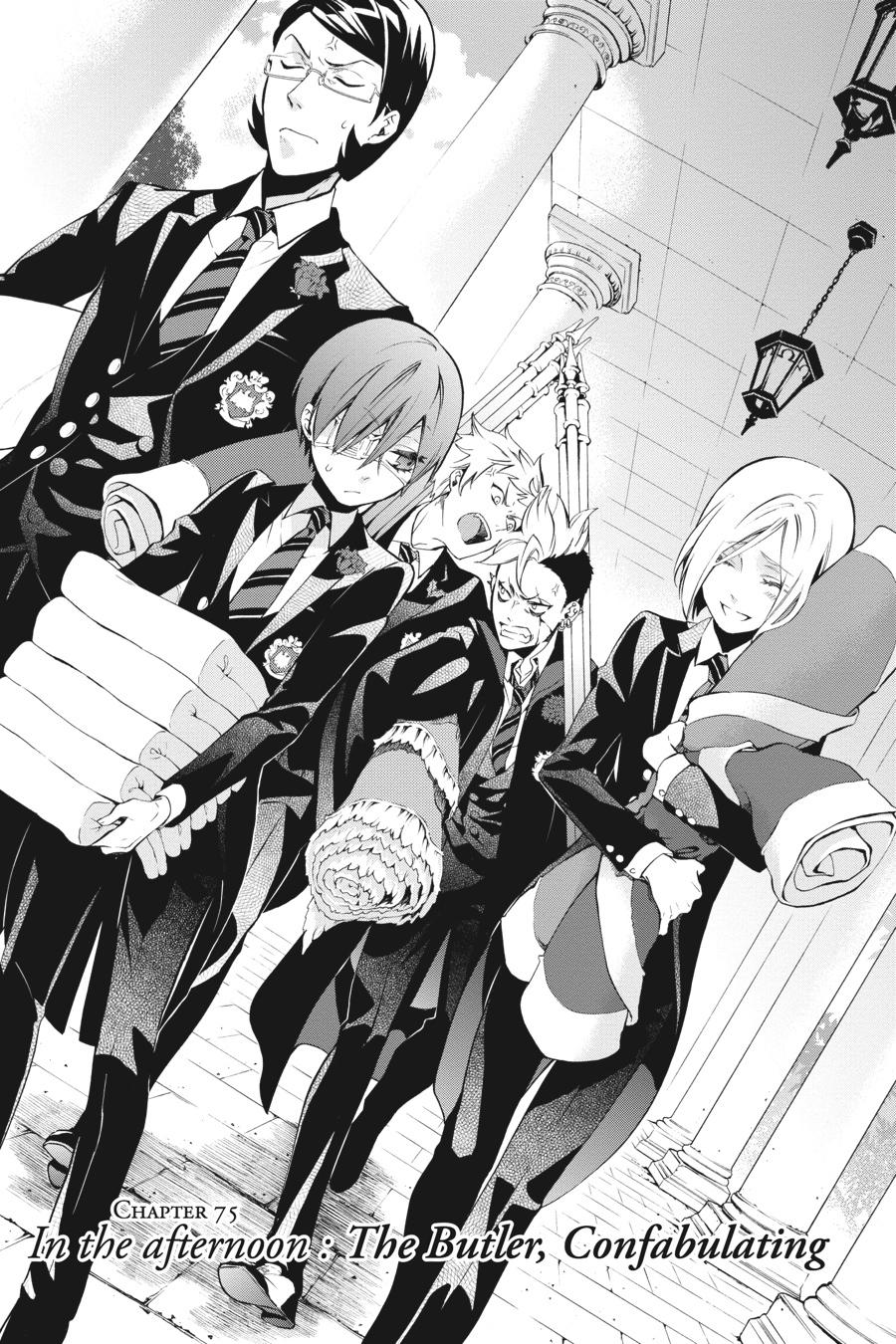 Black Butler Chapter 75 — page 1