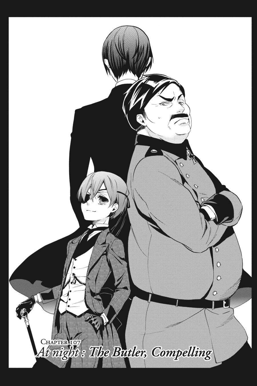 Black Butler Chapter 107 — page 1