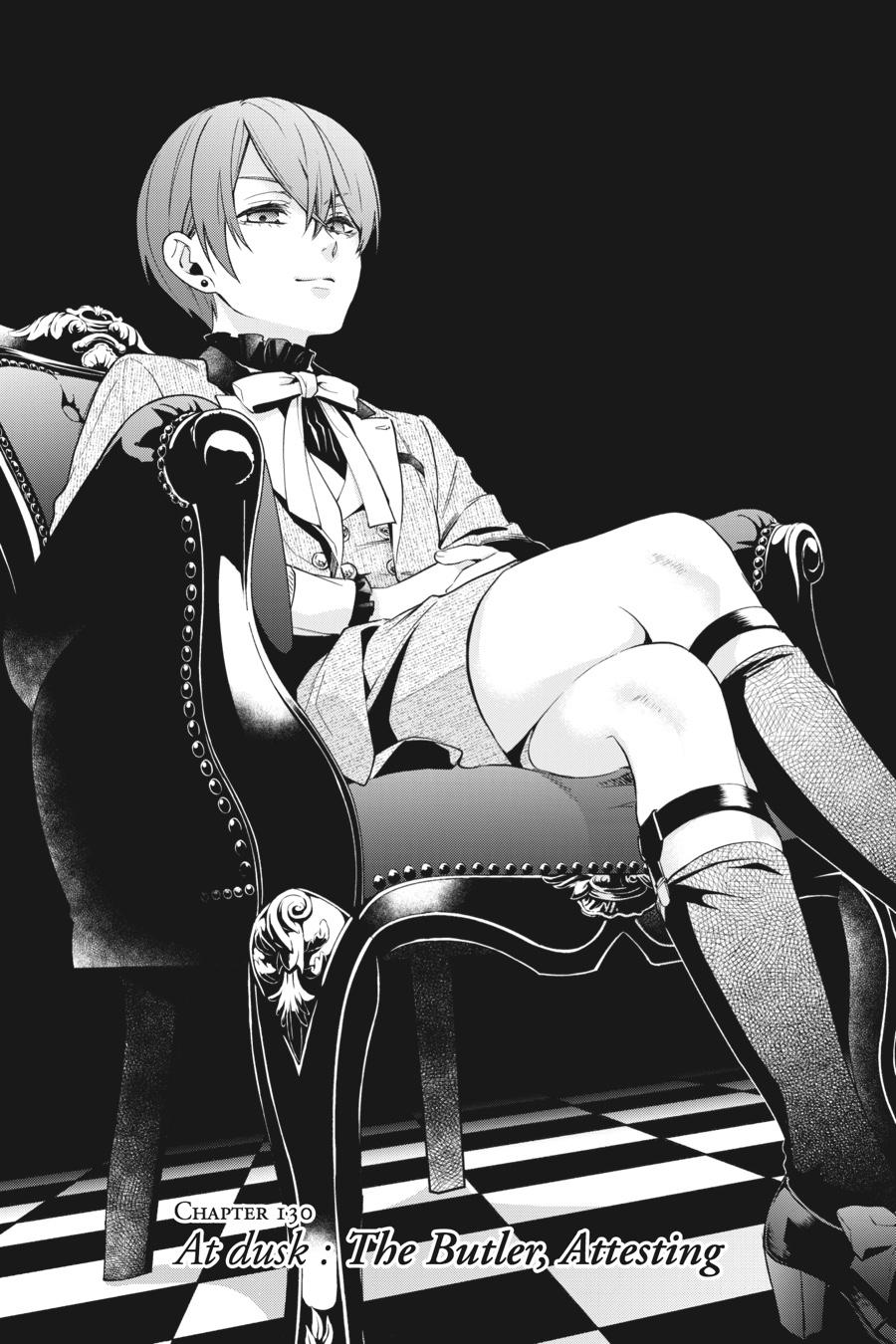 Black Butler Chapter 130 — page 1