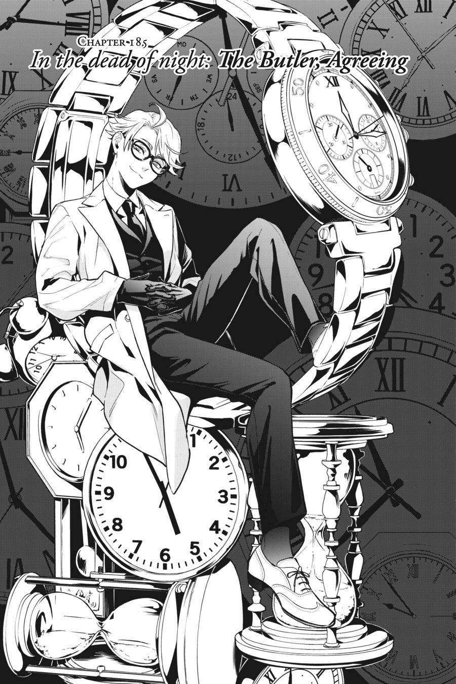 Black Butler Chapter 185 — page 1
