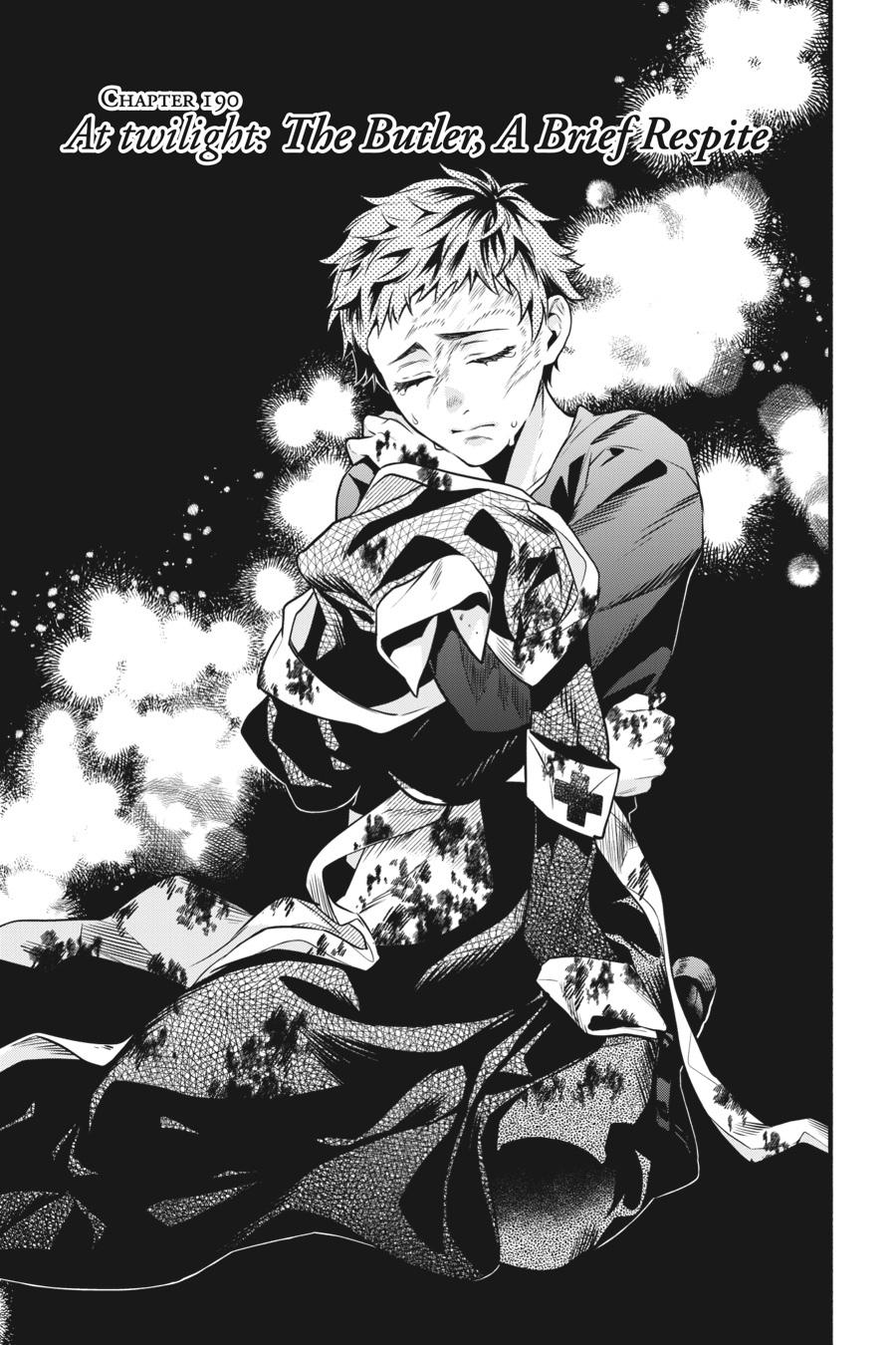 Black Butler Chapter 190 — page 1