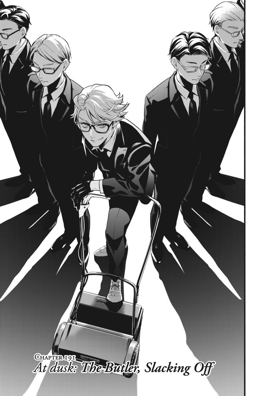 Black Butler Chapter 191 — page 1