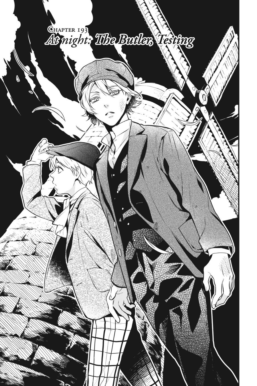Black Butler Chapter 193 — page 1
