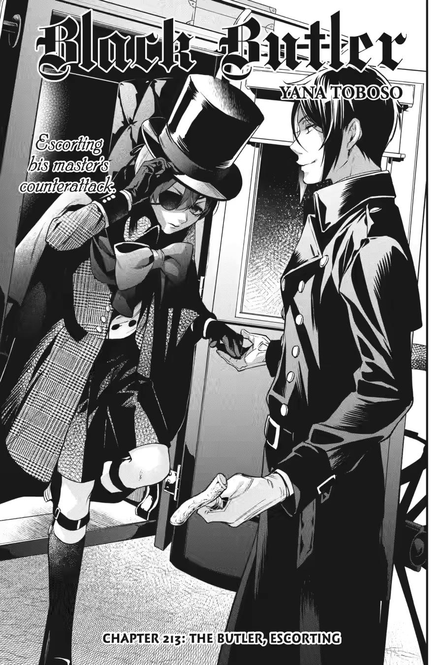 Black Butler Chapter 213 — page 1