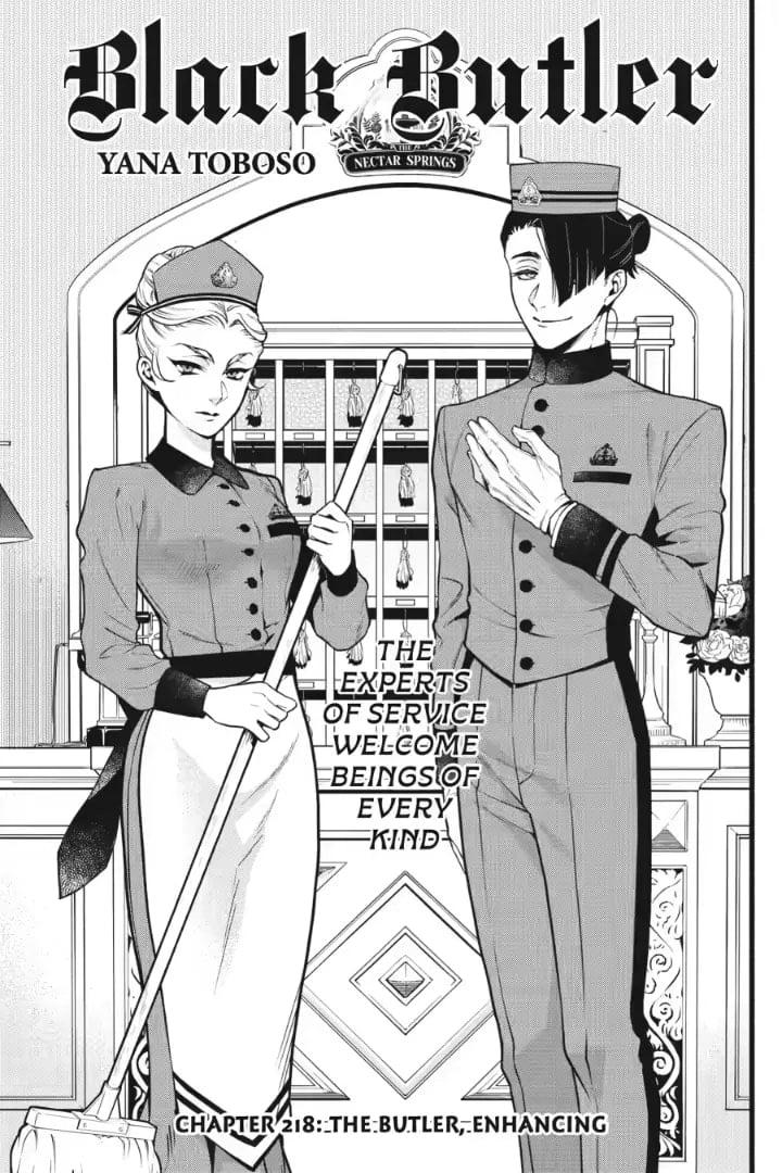 Black Butler Chapter 218 — page 1